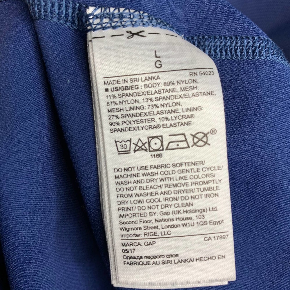 GAP FIT Medium Impact Racerback Mesh Tank Large - Picture 7 of 9